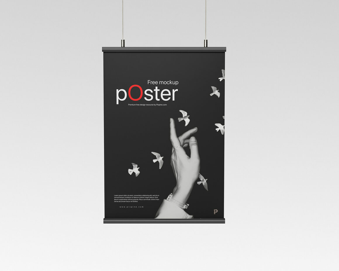 Free Poster and Frame Mockups for Photoshop