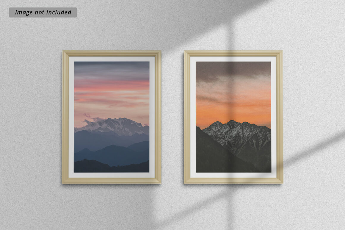 Free Poster and Frame Mockups for Photoshop