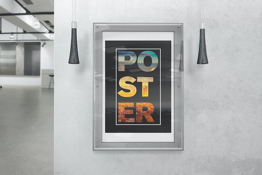 Free Poster and Frame Mockups for Photoshop