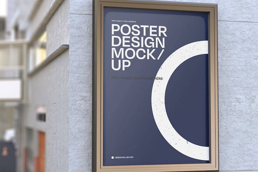 Free Poster and Frame Mockups for Photoshop
