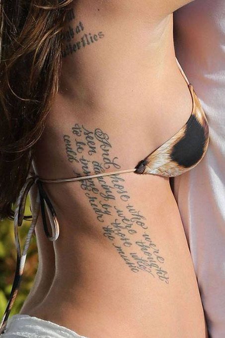 Megan Fox Tattoos