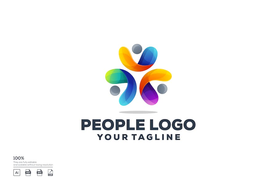 People logo design