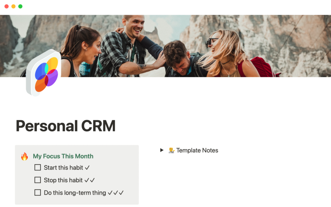 Free Notion Templates for Personal use