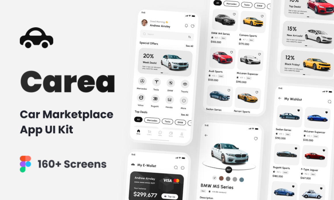 Car Marketplace App UI Kit