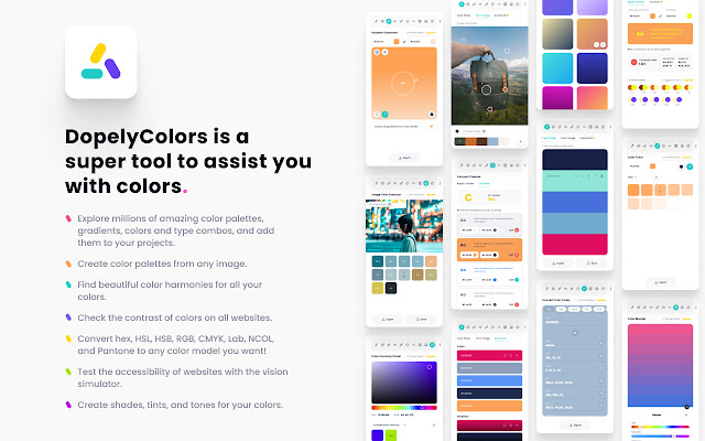 Dopely Colors Aesthetic Chrome Extensions