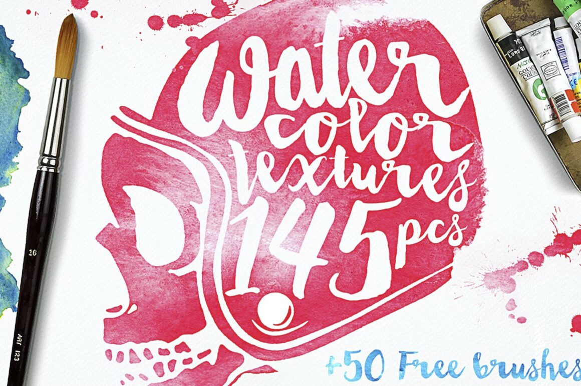 Free watercolor brush packs