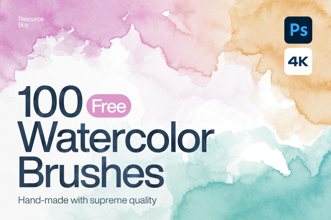 Free watercolor brush packs