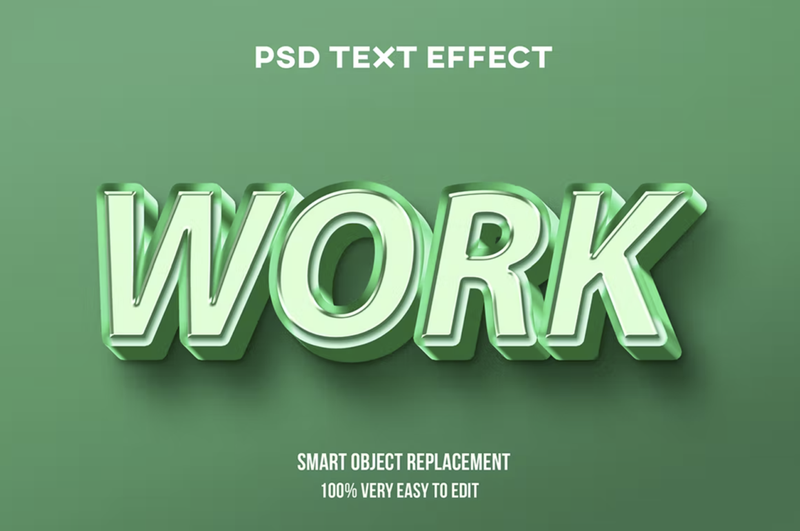 Beautiful Free & Paid 3D photoshop Actions