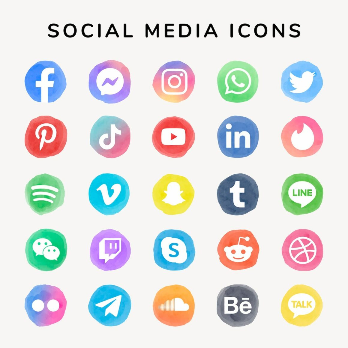 Free social media icon sets