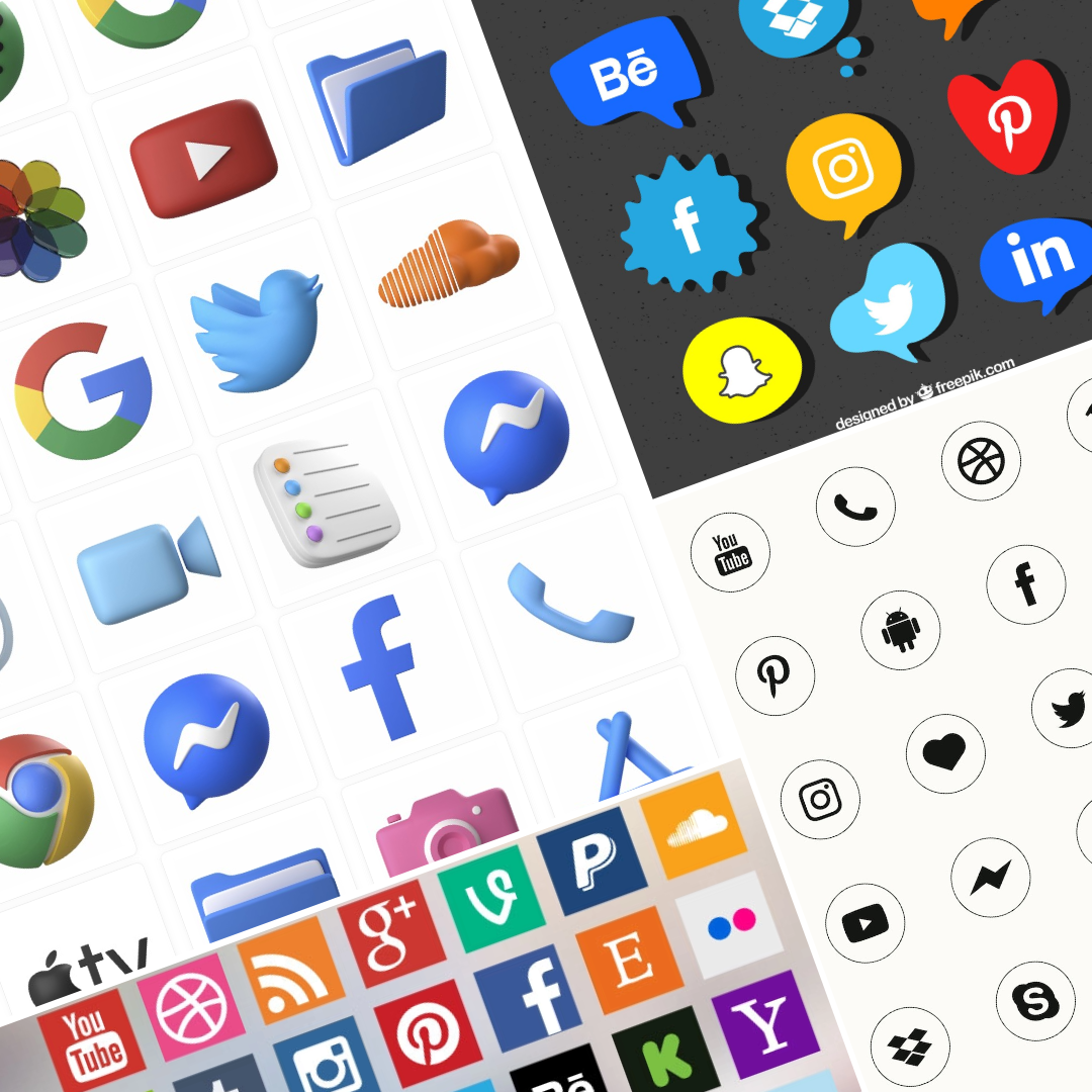 20 Best Free social media icon sets
