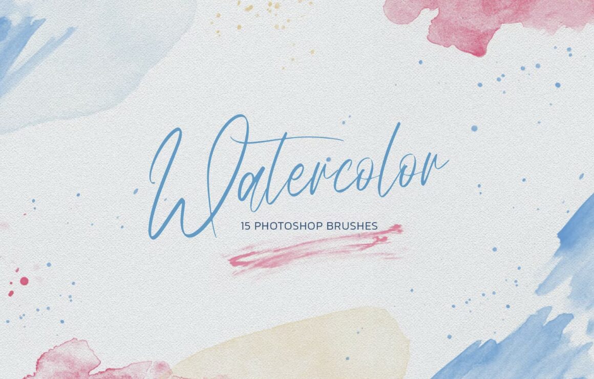 Free watercolor brush packs