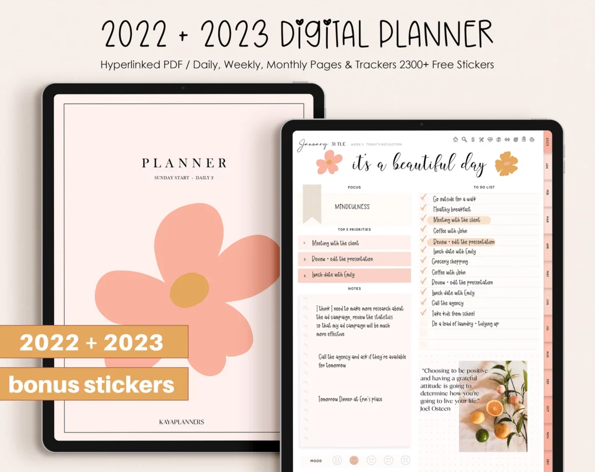 Top 26 Best Digital Planners for GoodNotes (Free Paid) Inspiration