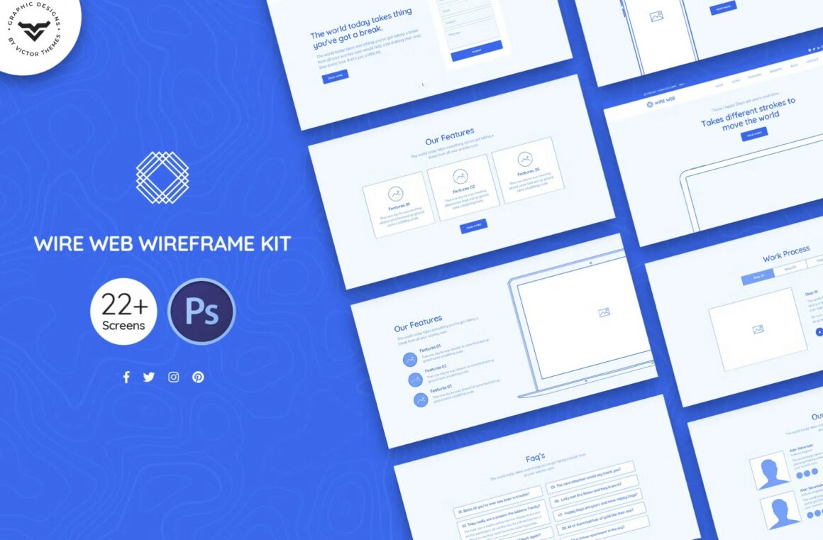 Free Web & App Wireframes