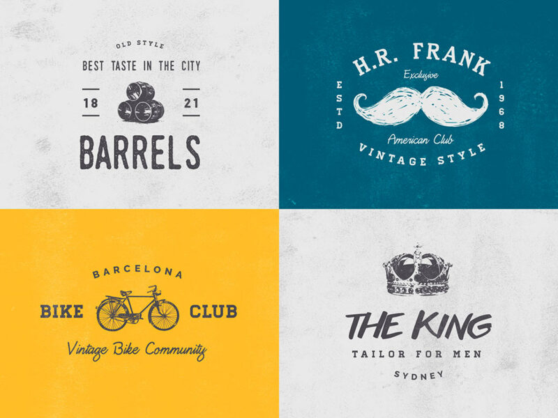 24 Collections of Best Vintage Logos - Inspiration & Productivity for ...