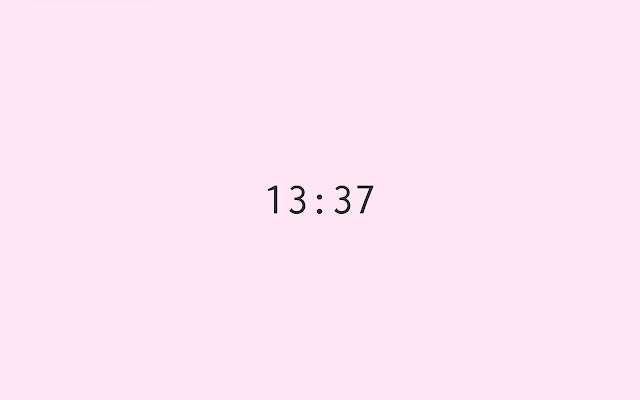 Pastel New Tab Clock Aesthetic Chrome Extensions