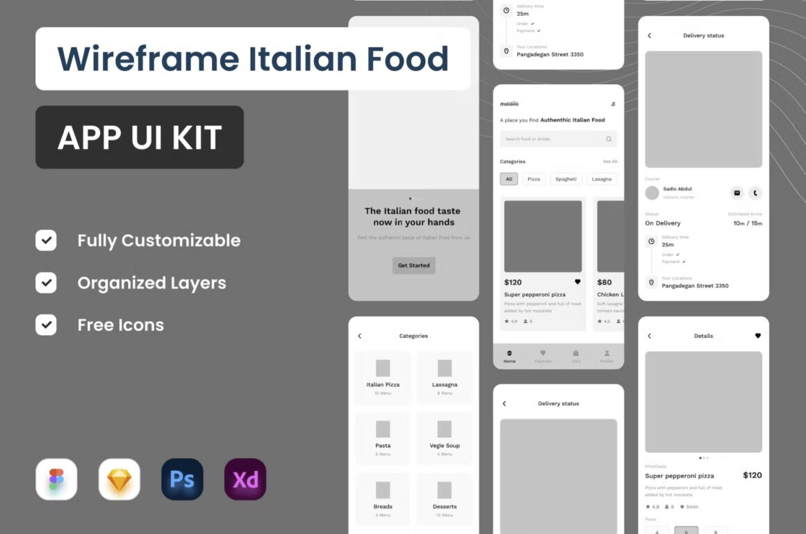 Free Web & App Wireframes