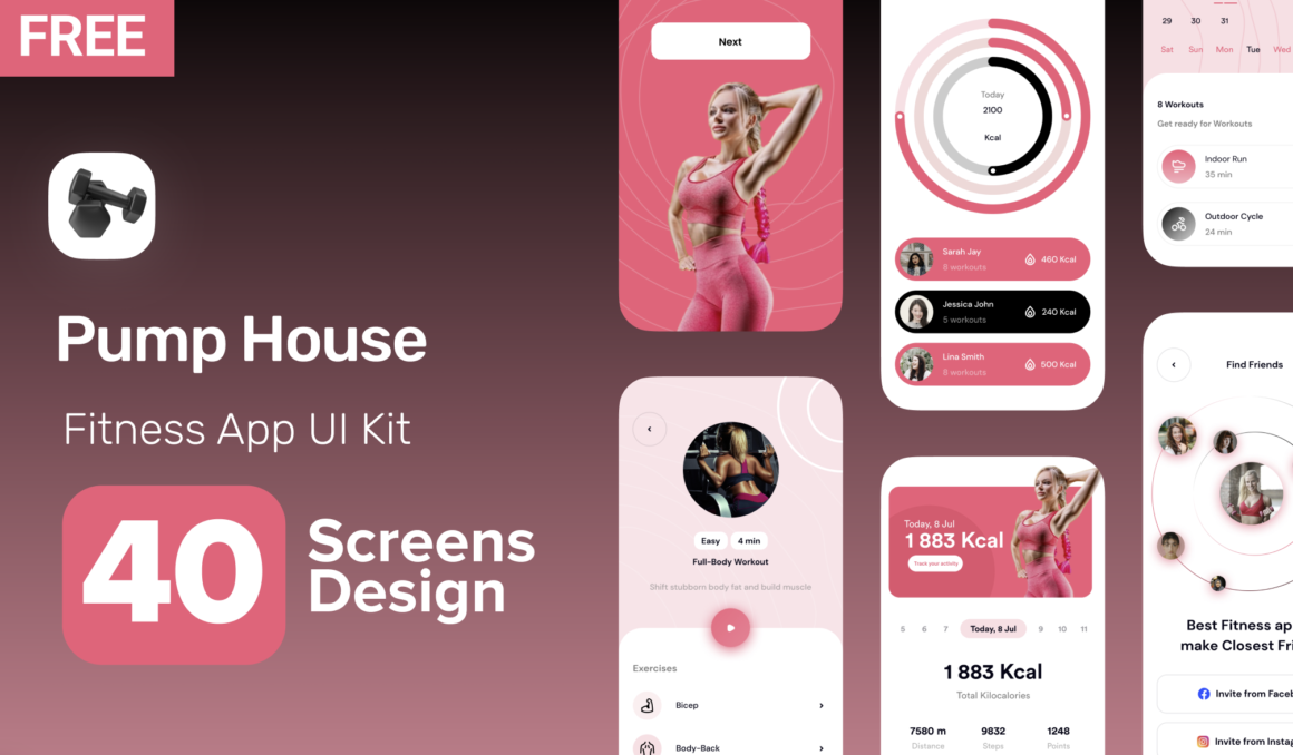 Free UI Kits for Web & Mobile App Designers