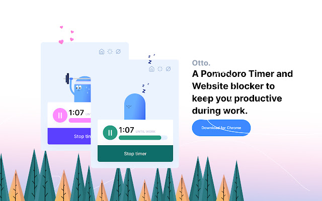 Otto – Pomodoro Timer and Website Blocker Chrome Extensions