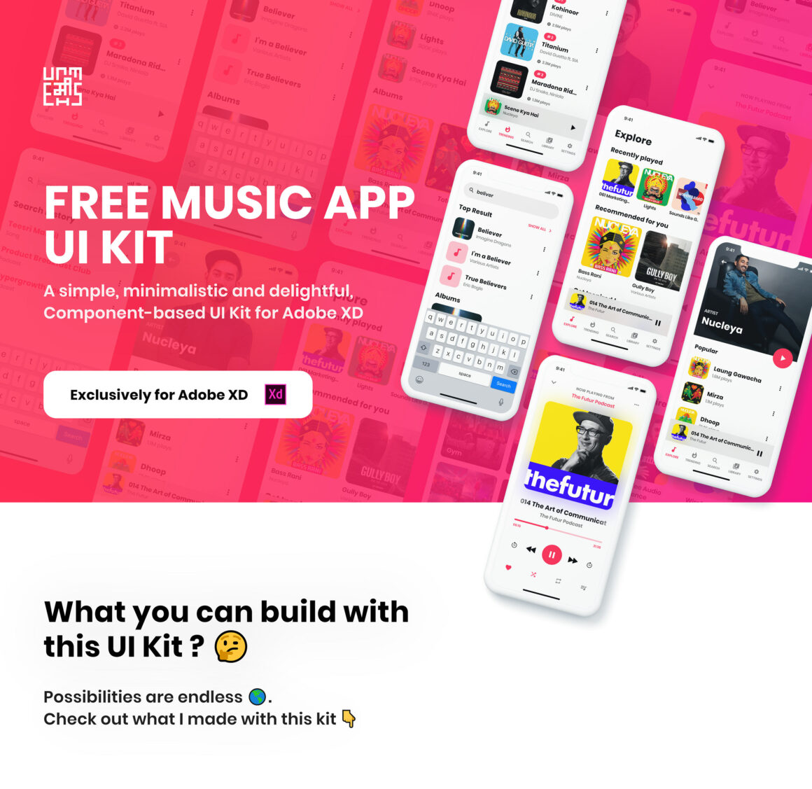 Free UI Kits for Web & Mobile App Designers
