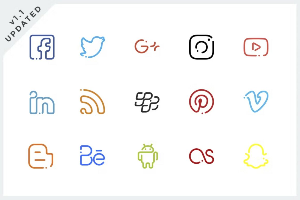 Free social media icon sets