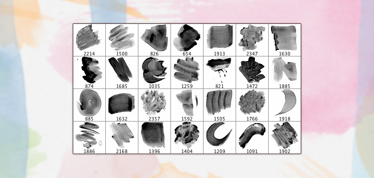 Free watercolor brush packs