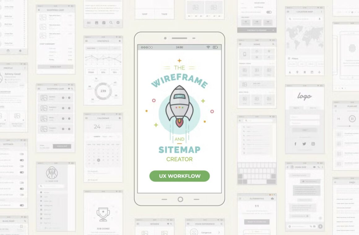 Free Web & App Wireframes