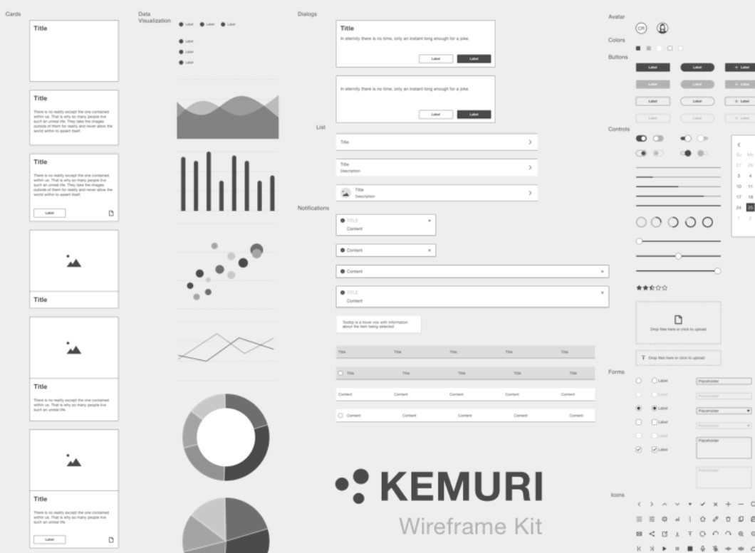 Free Web & App Wireframes