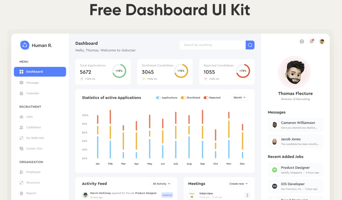 Free UI Kits for Web & Mobile App Designers