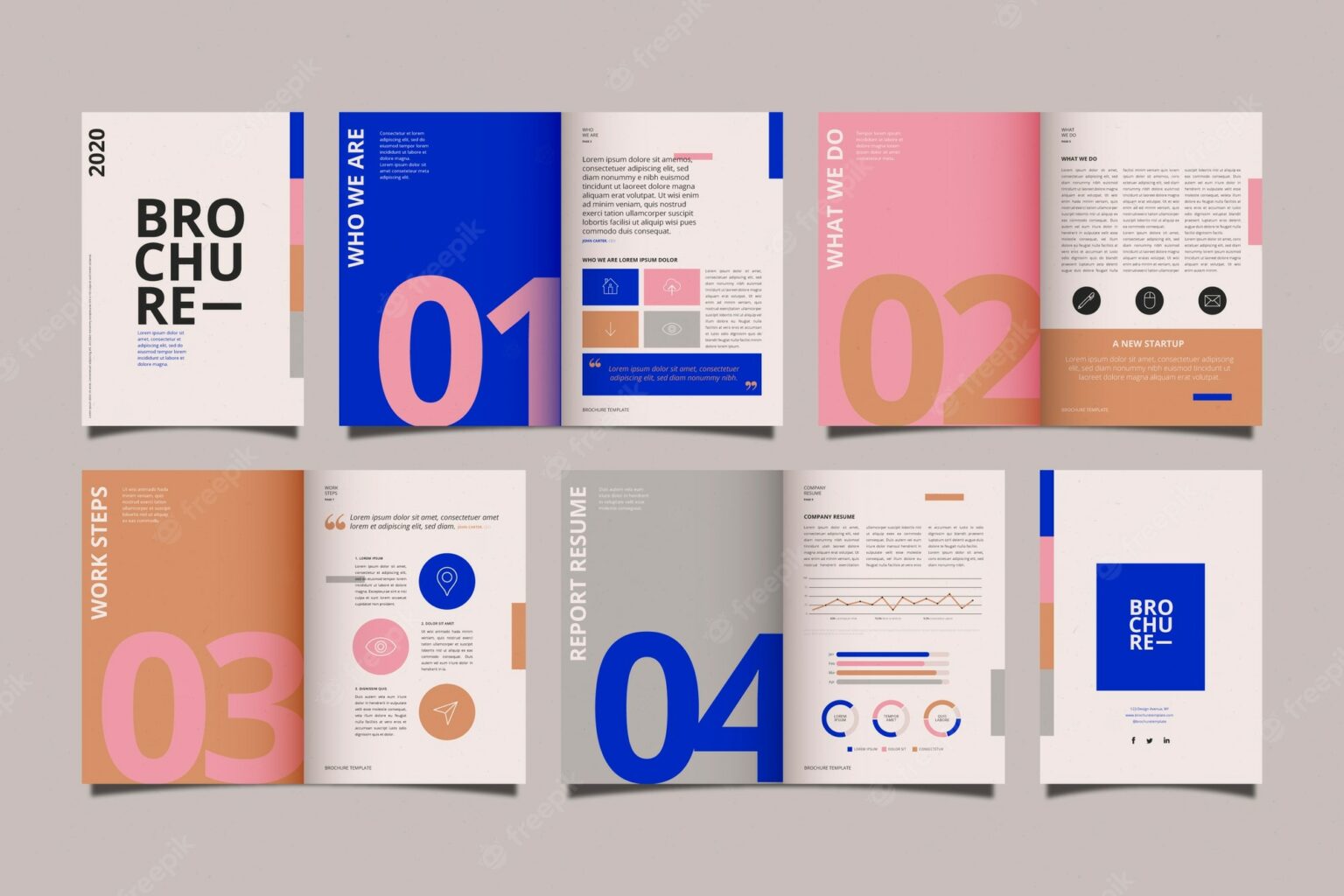 illustrator magazine templates free download