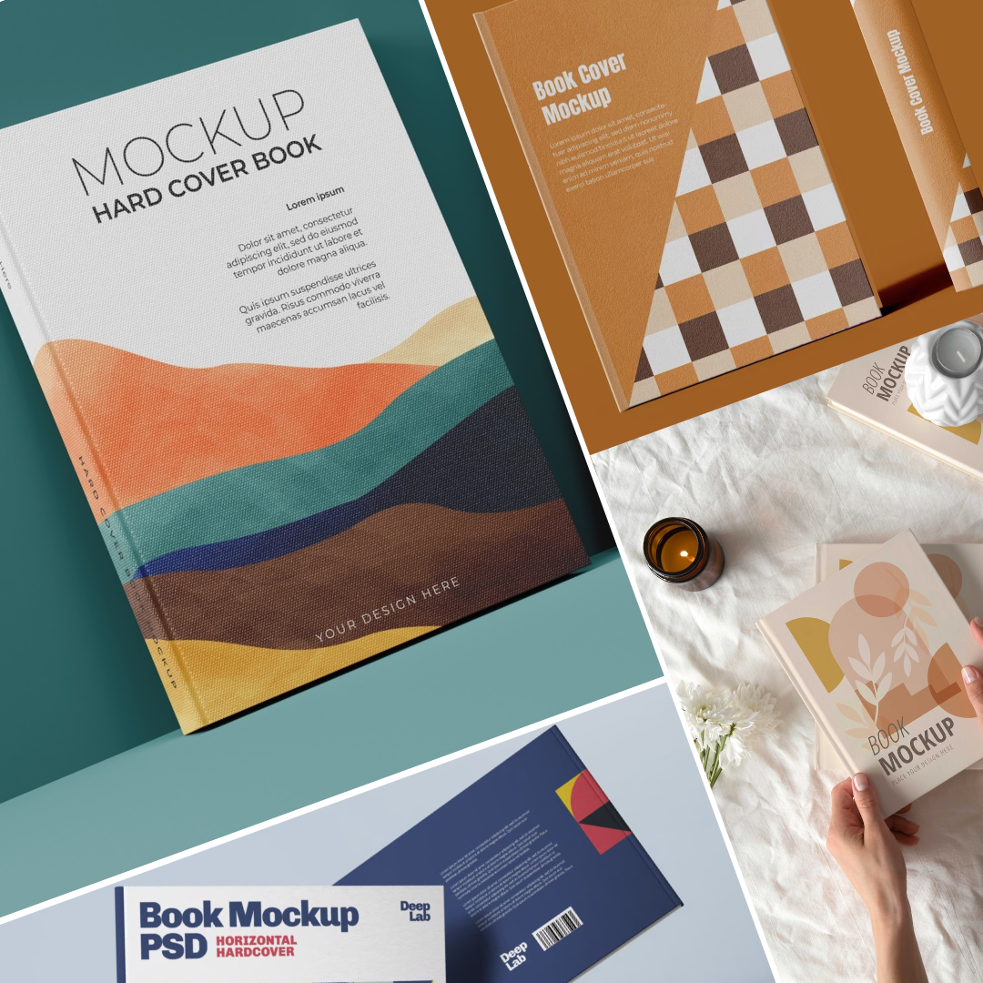 35 Free Book Mockups to Present your Book Beautifully