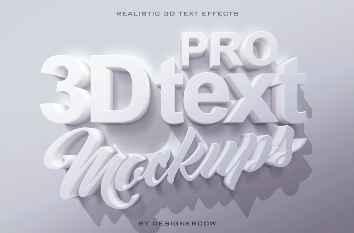 Beautiful Free & Paid 3D photoshop Actions