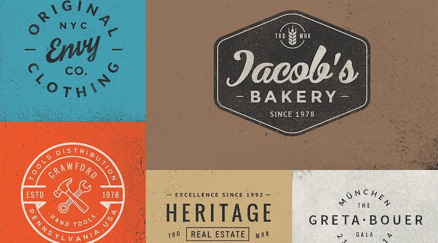 24 Collections Of Best Vintage Logos