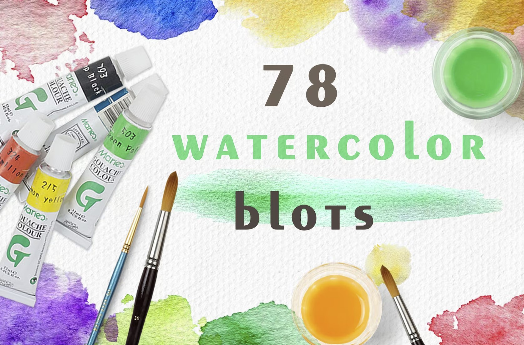 26 Free watercolor brush packs Inspiration & Productivity for Everyone