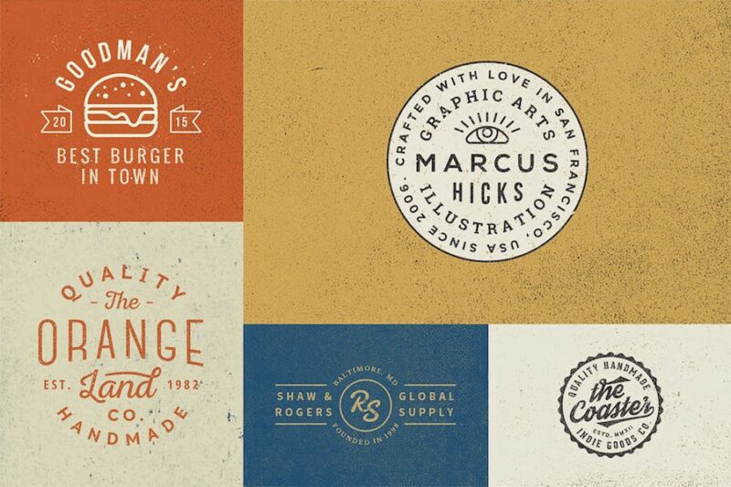 24 Collections Of Best Vintage Logos Inspiration And Productivity For