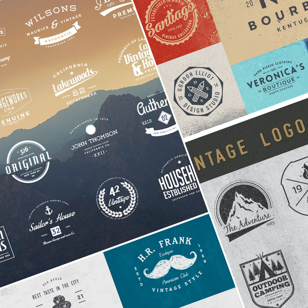 24 Collections of Best Vintage Logos