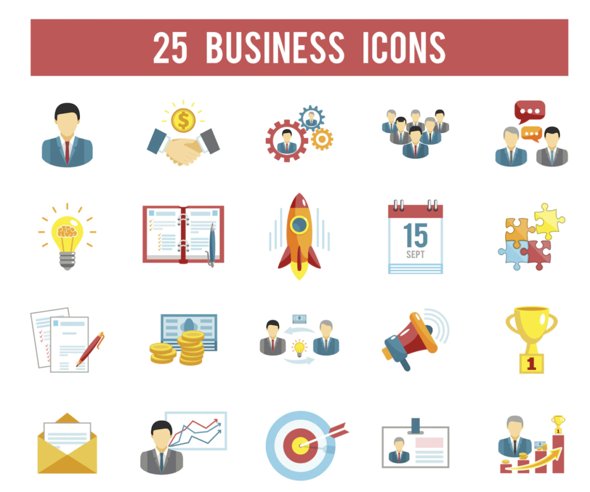 Startup and Business Icon Packs