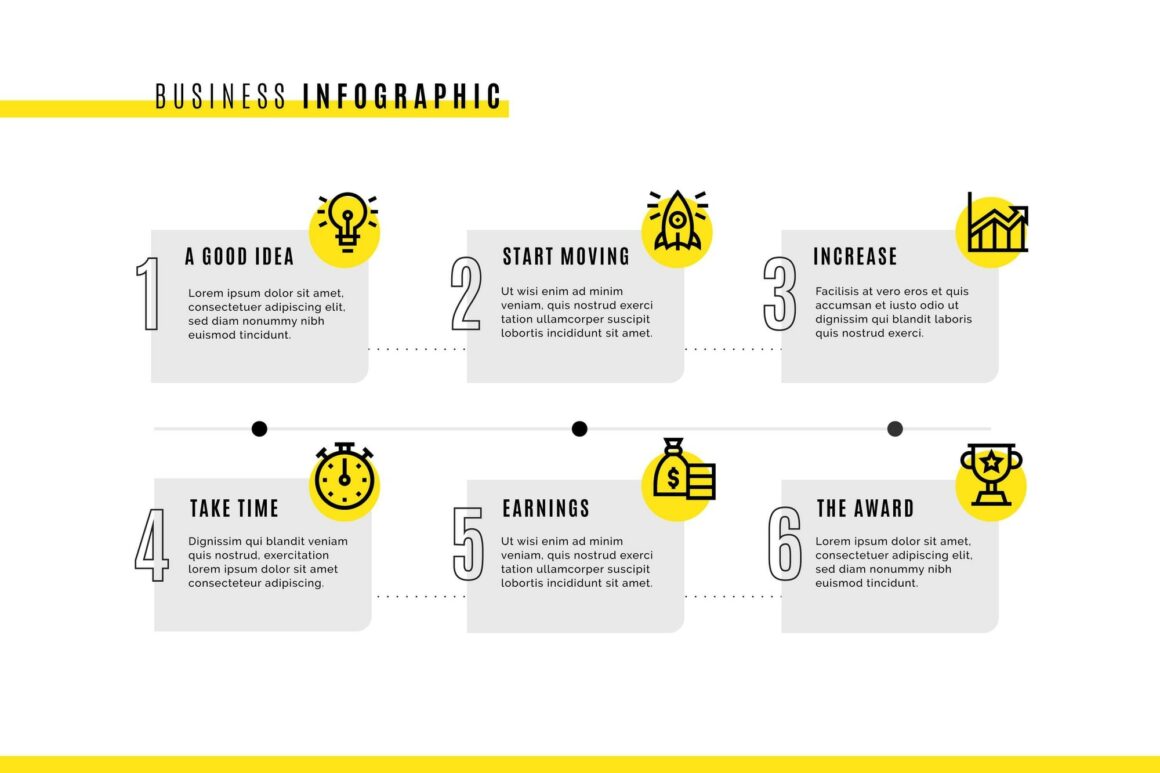 Business infographic template