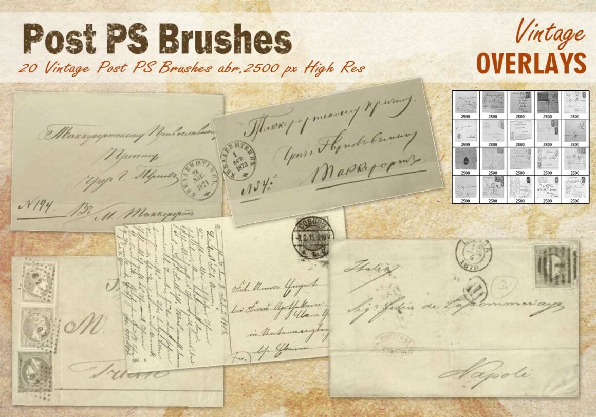 Free Vintage Brush Packs