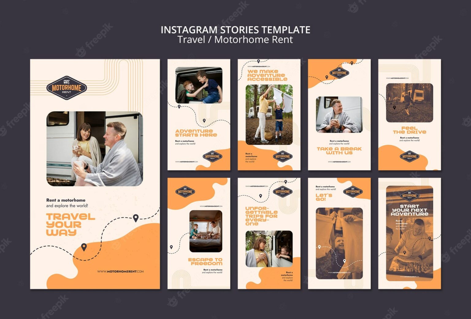 30 Free Instagram Story Templates - Inspiration & Productivity for Everyone