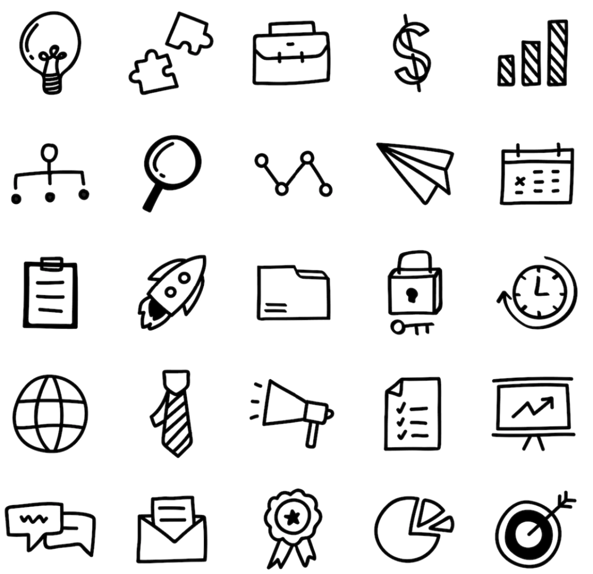 Startup and Business Icon Packs