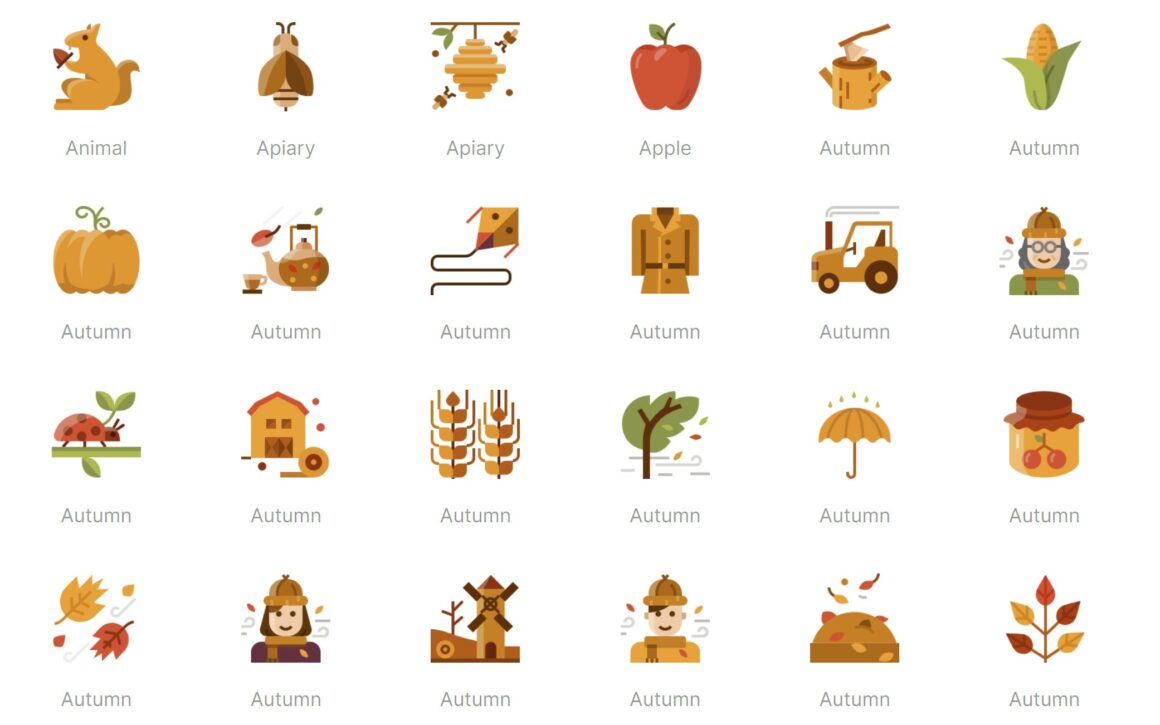 Free Autumn Icons