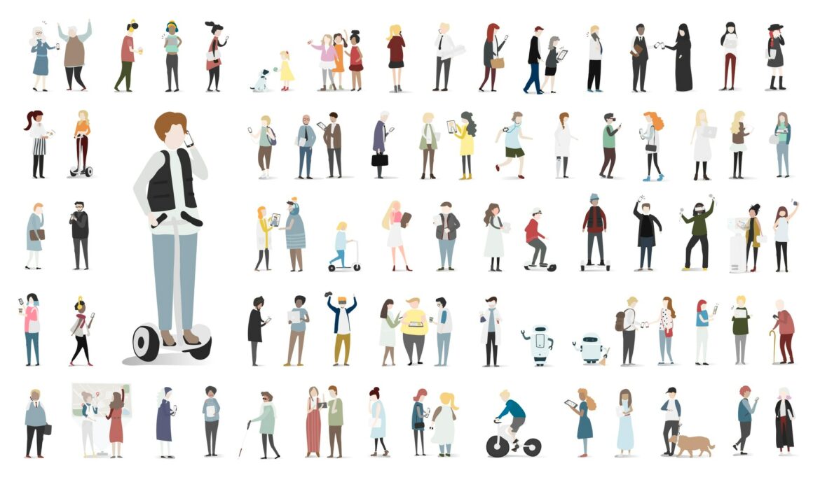 People illustrations for Free