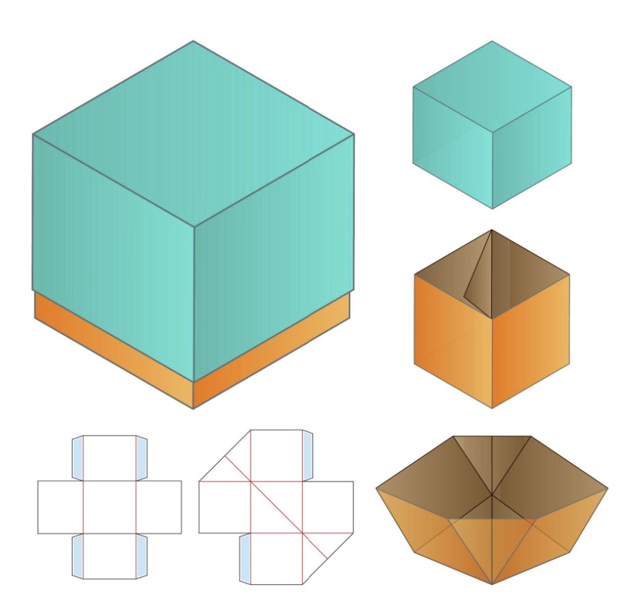 Free packaging structures & Dielines 