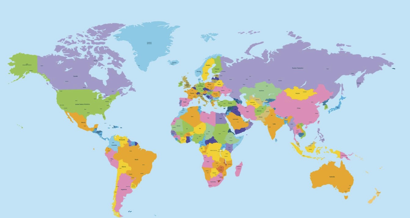 30 Free World Map Vector Collection