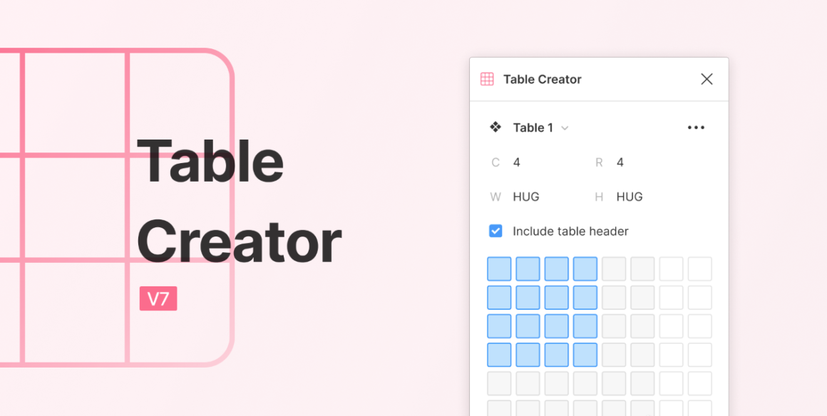 Table Creator for Figma