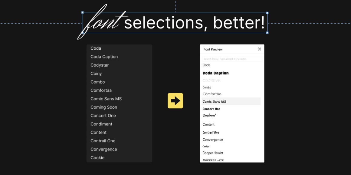Better Font Picker for Figma