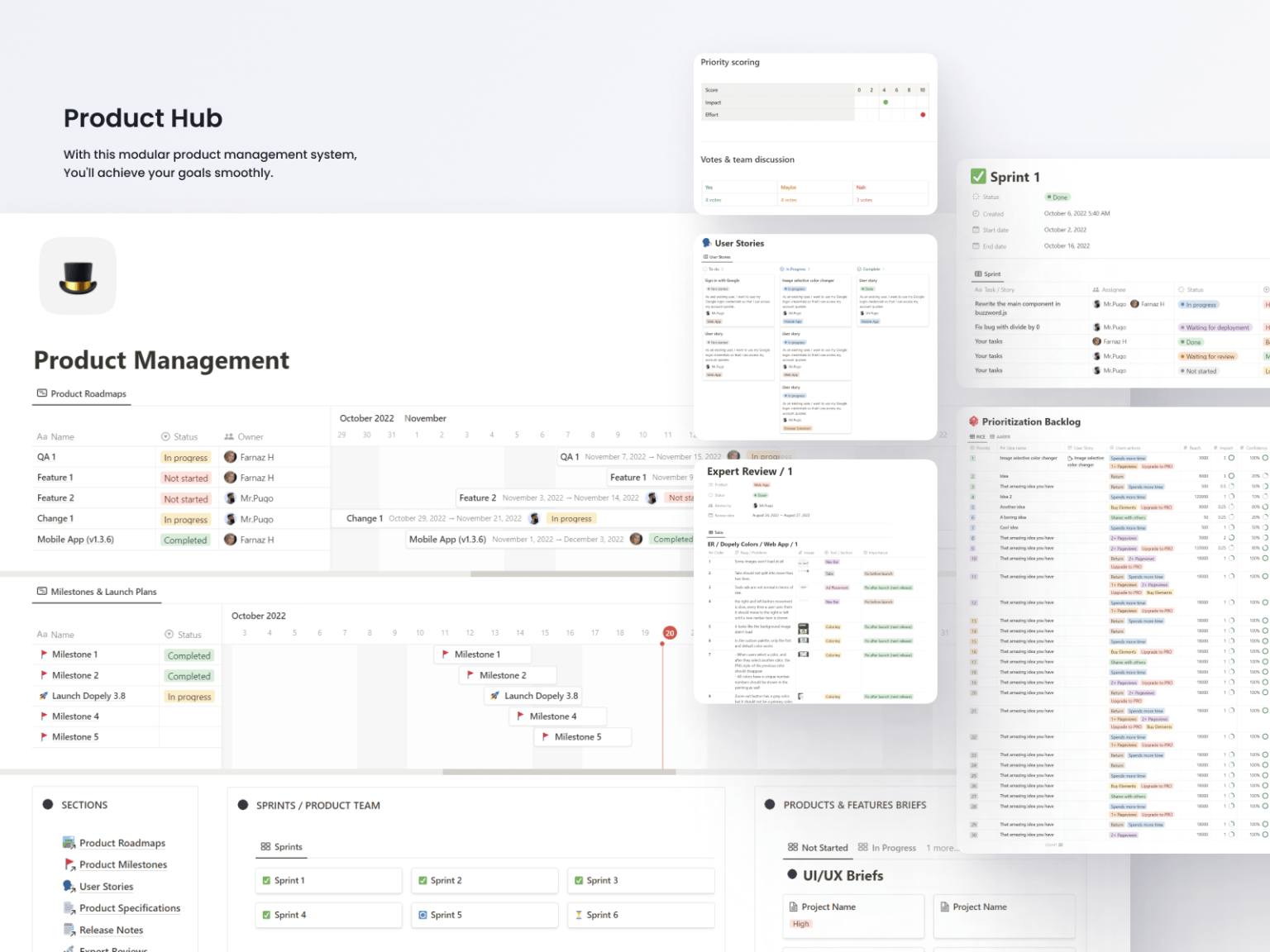 40 Business And Startups Notion Templates