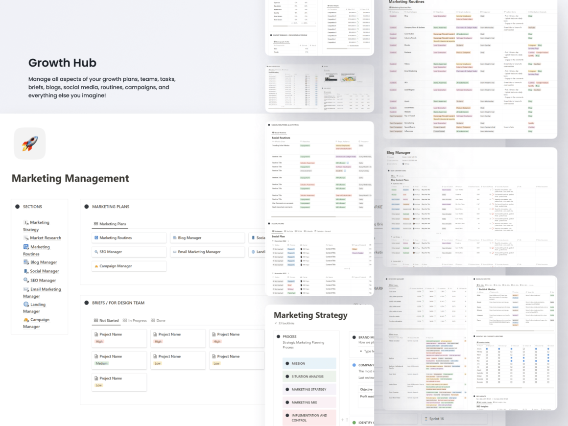 Business Hub Notion Template