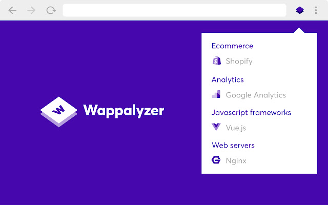 Wappalyzer Chrome Extension