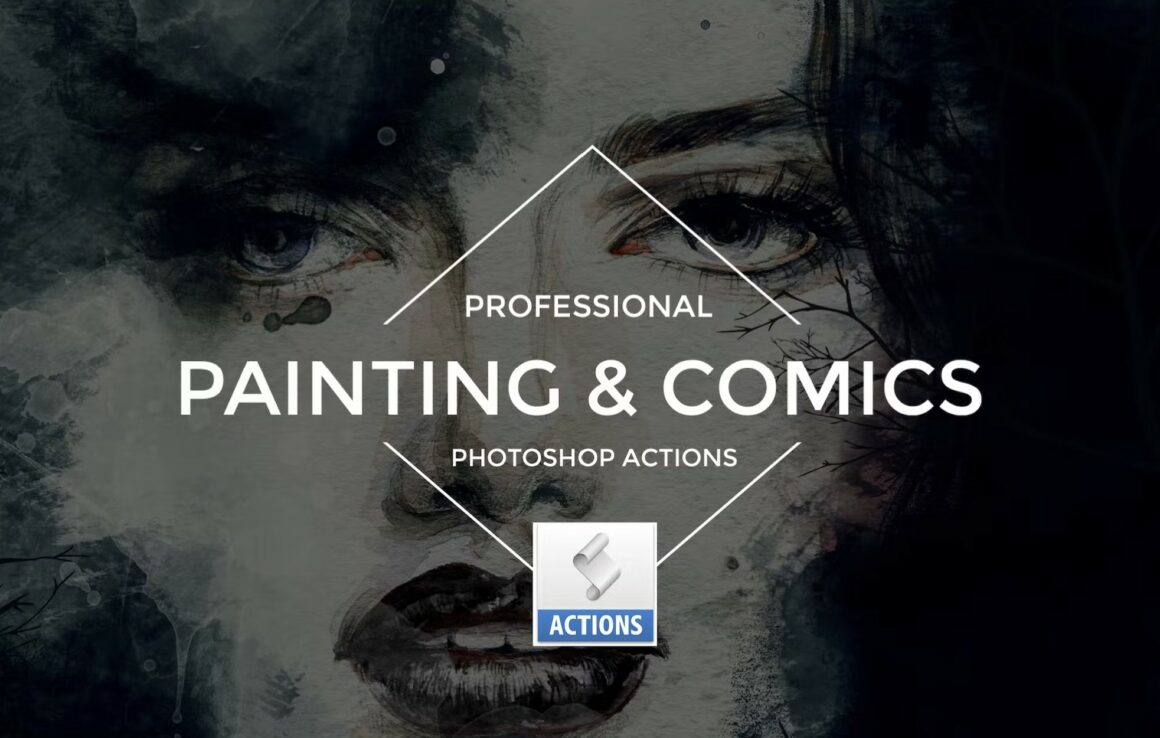 comic & cartoon photoshop actions